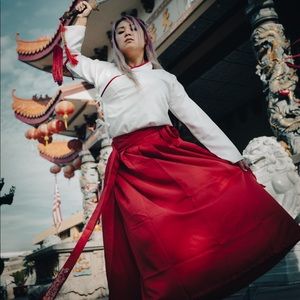 Chinese warrior cosplay dress